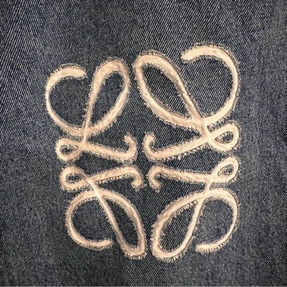 LOEWE
Anagram appliquéd high-rise wide-leg jeans 36FR - Picture 2 of 16